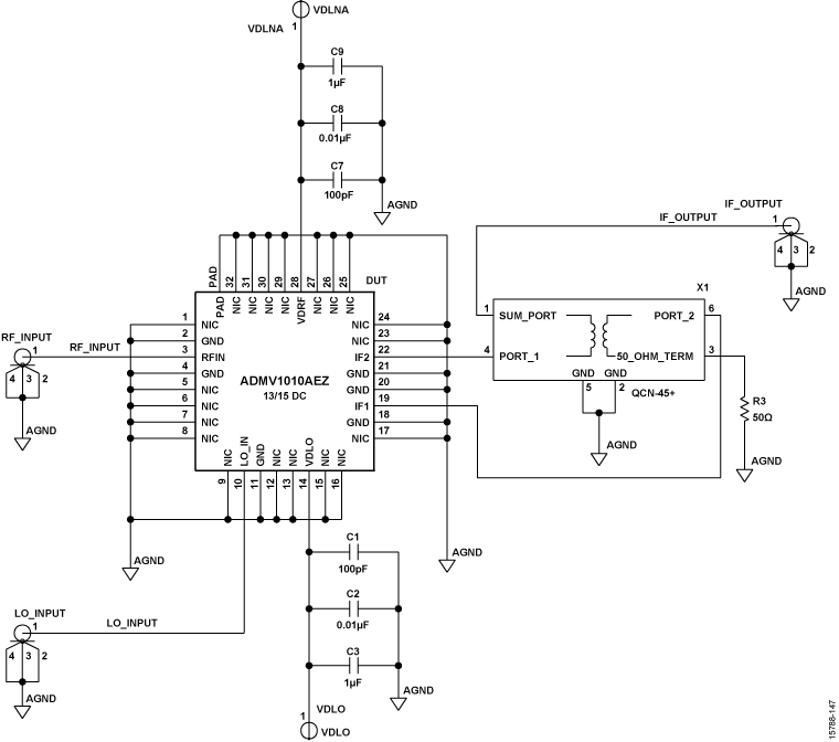 ADMV1010 Circuit Diagram
