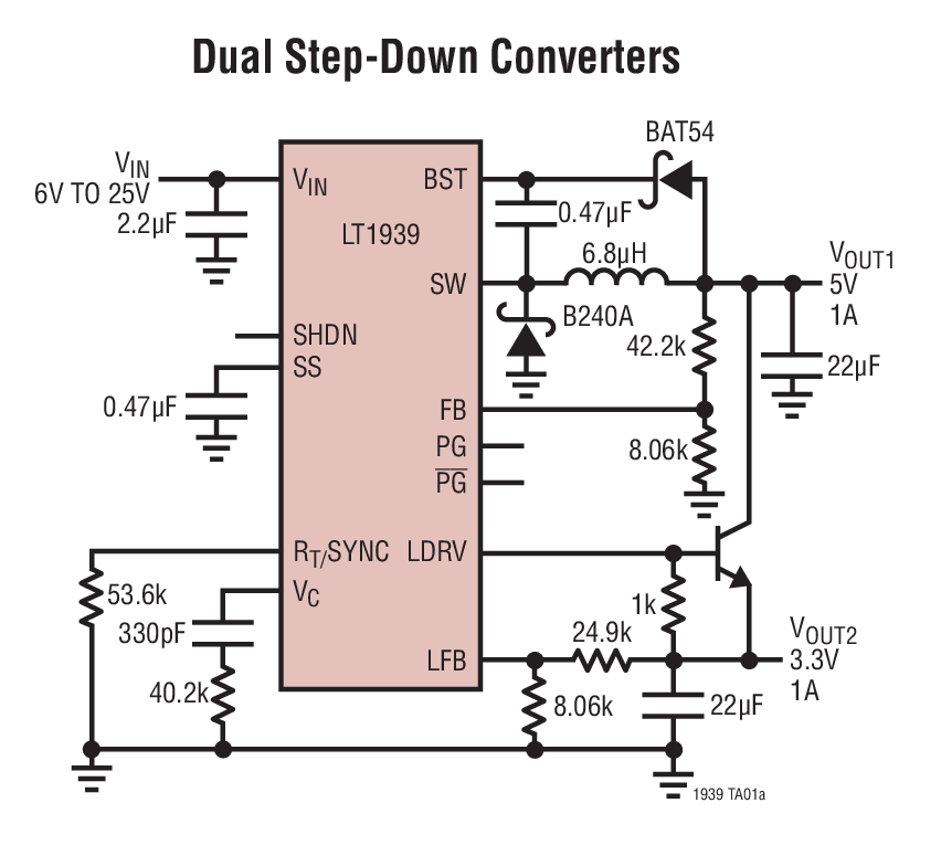 Dual Step-Down Converters