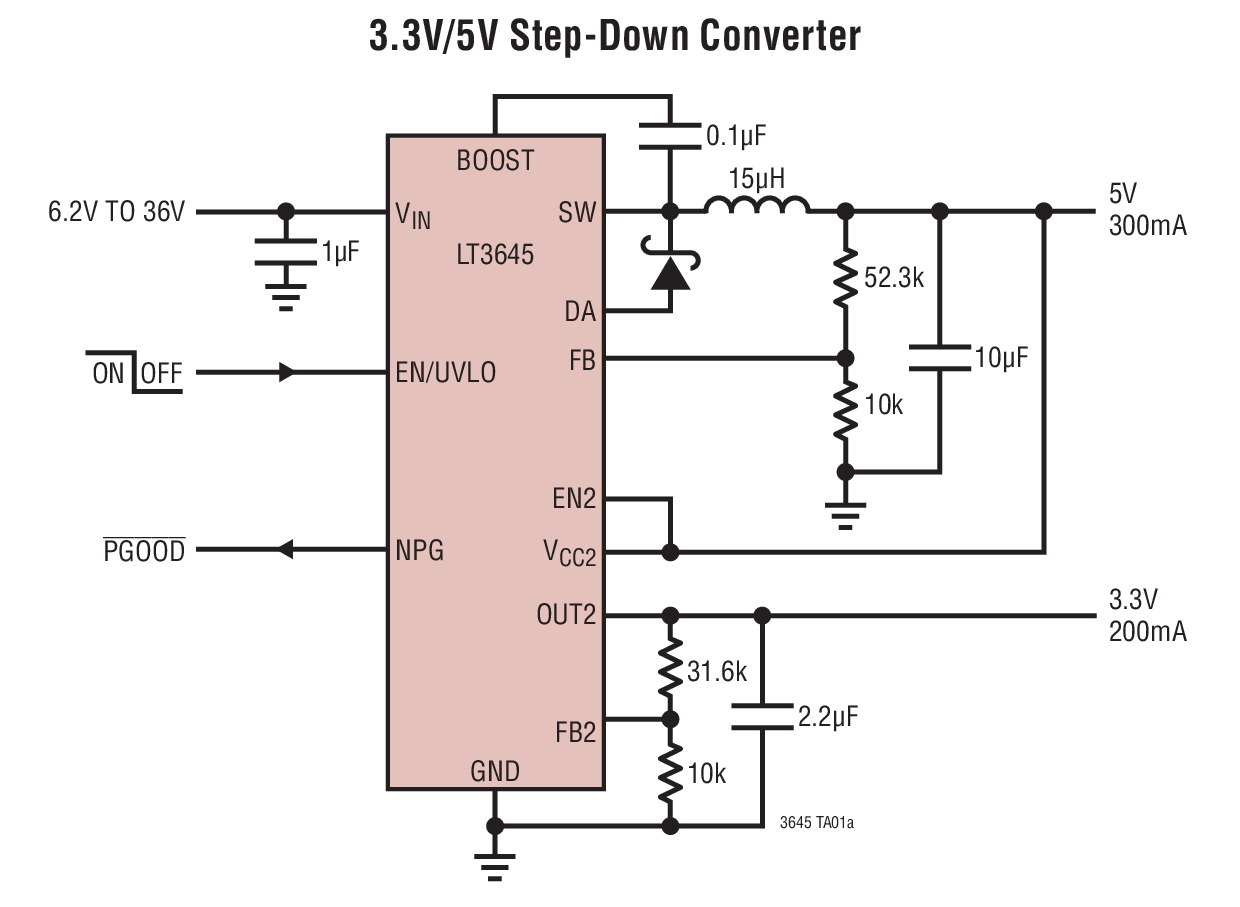 3.3V/5V Step-Down Converter