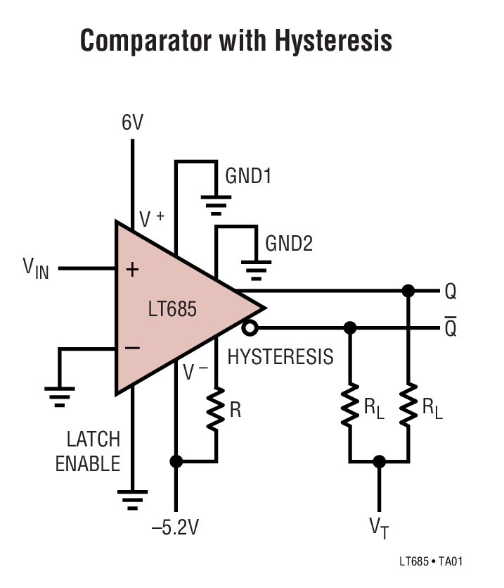 Comparator with Hysteresis