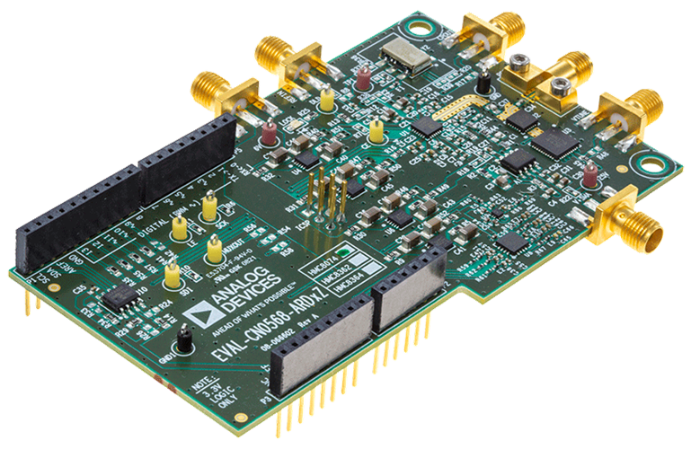 CN0568 Evaluation Board - Angle View