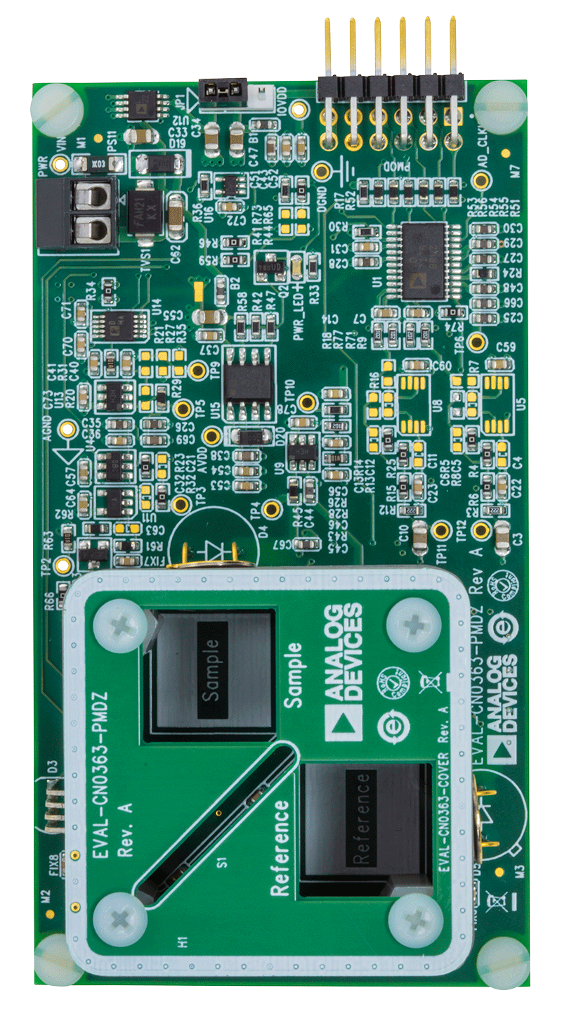 EVAL-CN0363-PMDZ Evaluation Board - Top View