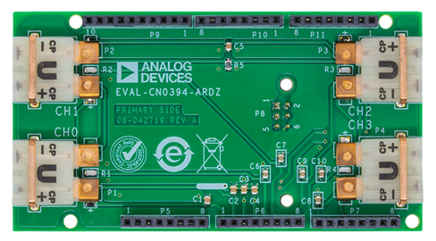 EVAL-CN0394-ARDZ Evaluation Board - Top View