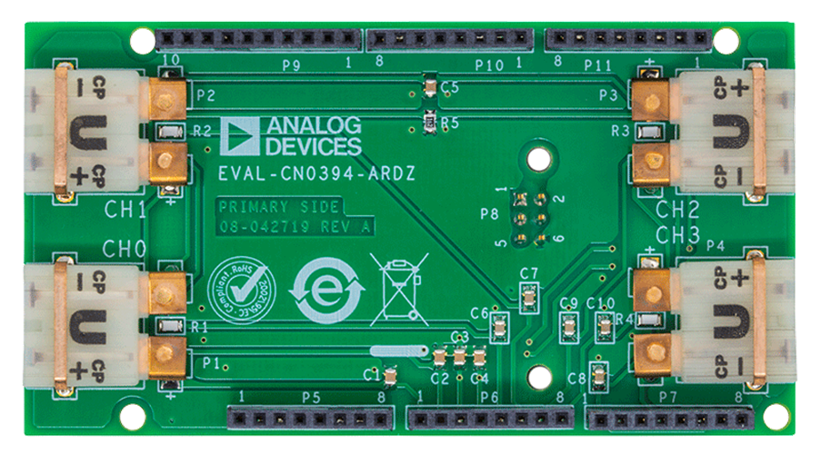 EVAL-CN0394-ARDZ Evaluation Board - Top View