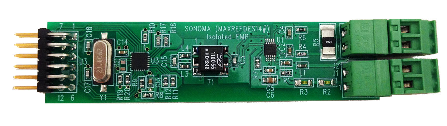 MAXREFDES14 Hardware.