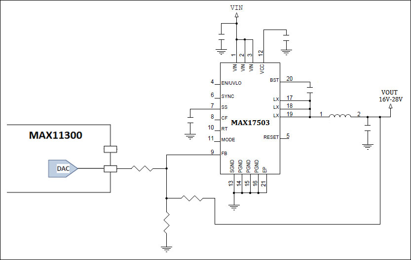 Figure 3. DC-DC converter circuit.