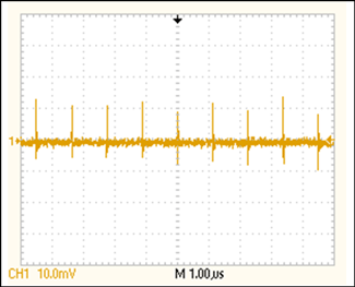 Figure 11. Noise for VIN = 15V, VOUT = 15V, IOUT = 0mA.