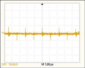 Figure 13. Noise for VIN = 3.3V, VOUT = 12V, IOUT = 0mA.
