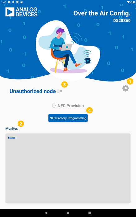 Figure 3. Data Received from Sensor Nodes.