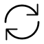 icon of 2 arrow creating a circle
