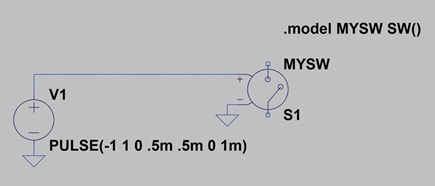 Figure 4. Adding a control voltage to the switch control pins.