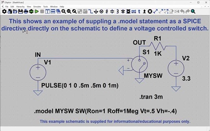 Figure 5. Vswitch.asc example schematic. Figure 5. Vswitch.asc example schematic.