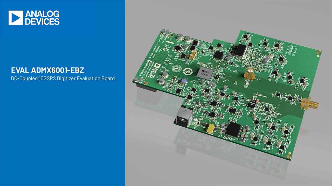 EVAL ADMX6001-EBZ DC-Coupled 10GSPS Digitizer Evaluation Board