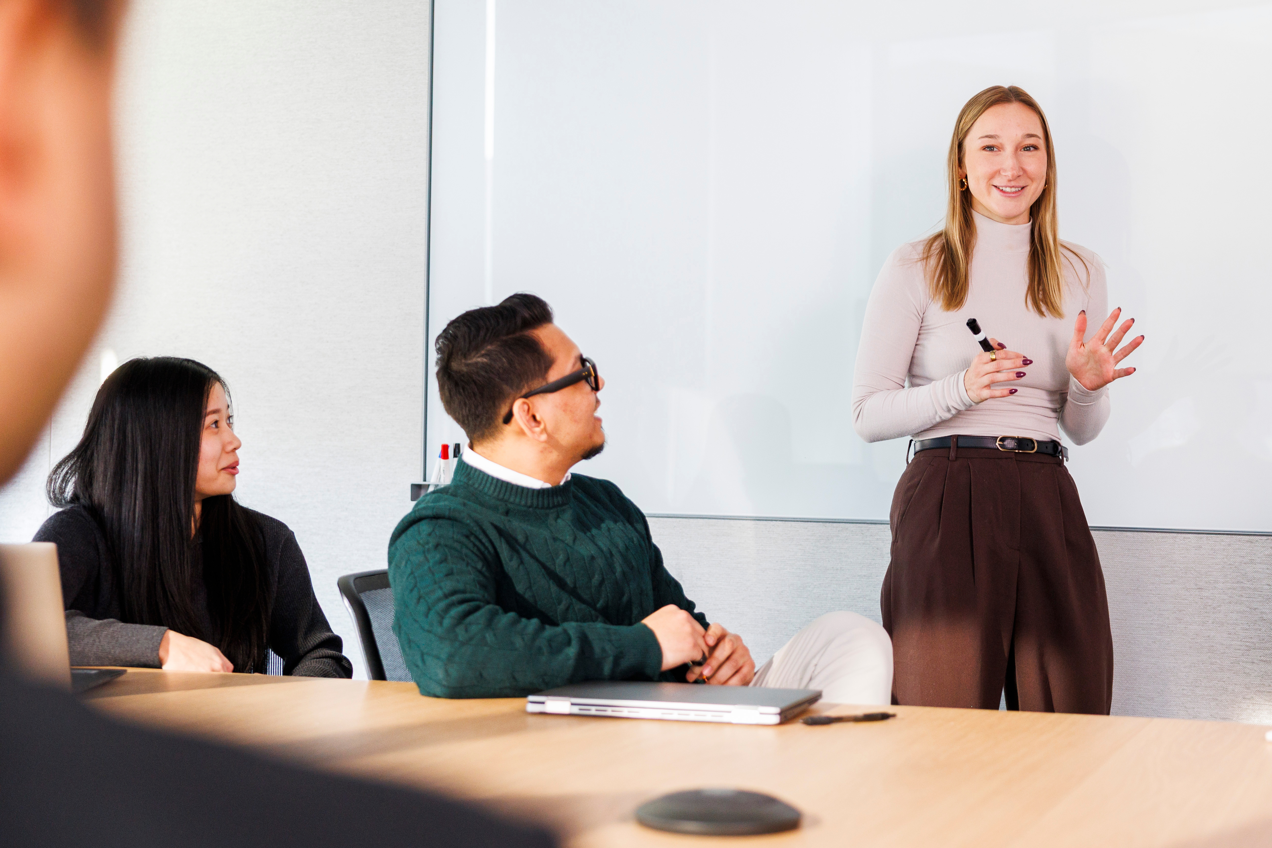Employees in Meeting