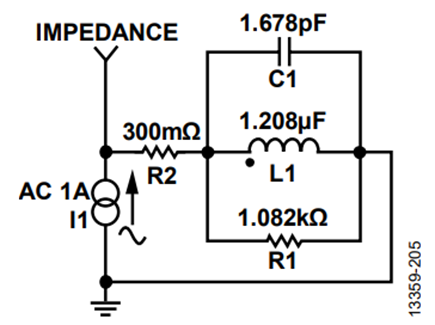 Figure 6. Circuit simulation model