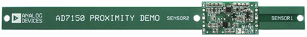  Figure 6. AD7150 door handle demonstration board.