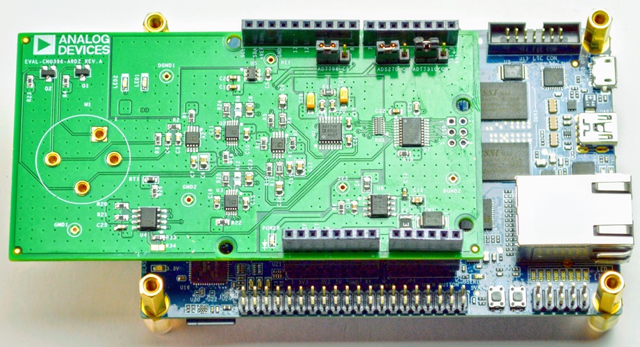 DE10-NANO with ADI Plug In Board -- EVAL-CN0396-ARDZ