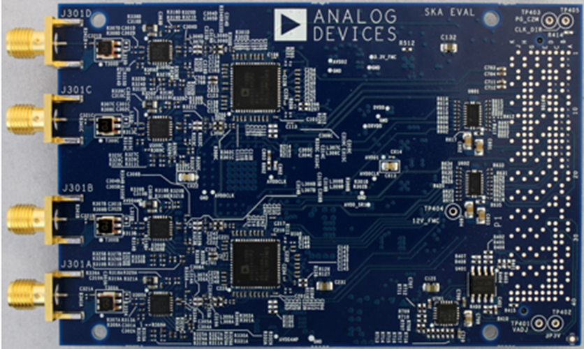 AD-FMCADC4-EBZ Evaluation Board (top)