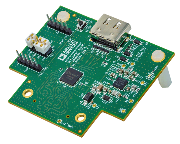 AD-GMSL-D-E-ADP Board Photo Angle View