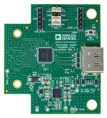 AD-GMSL-D-E-ADP Board Photo Top View