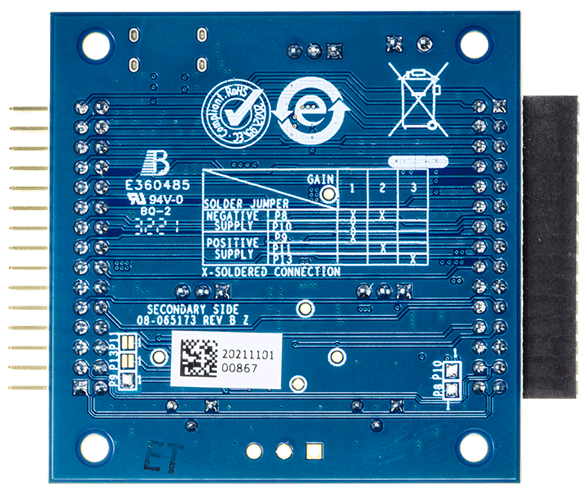 AD-M2KPWR-EBZ Evaluation Board - Bottom View
