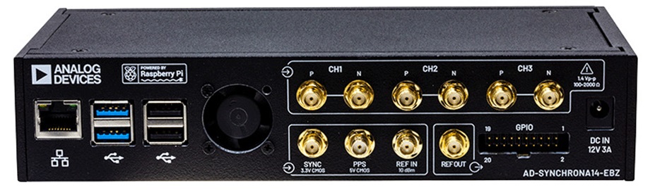 AD-SYNCHRONA14-EBZ Evaluation Board Evaluation Board - Back View