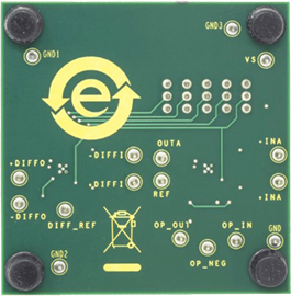 AD8231 evaluation board (bottom)