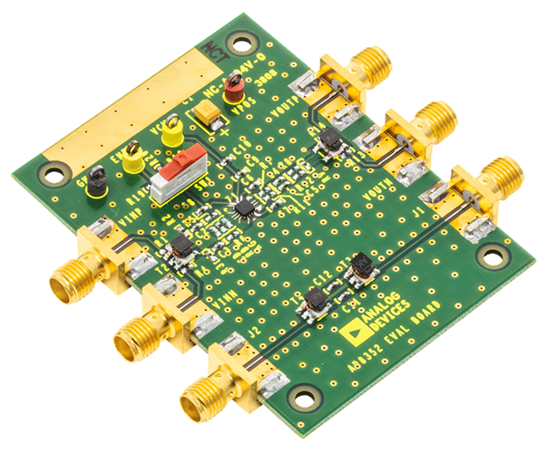 AD8352 Evaluation Board - Angle View