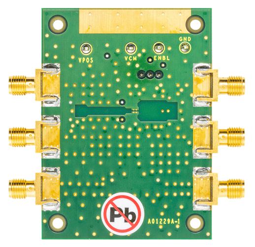 AD8352 Evaluation Board - Bottom View
