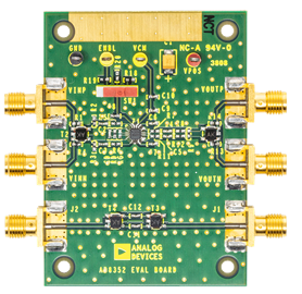 AD8352 Evaluation Board - Top View