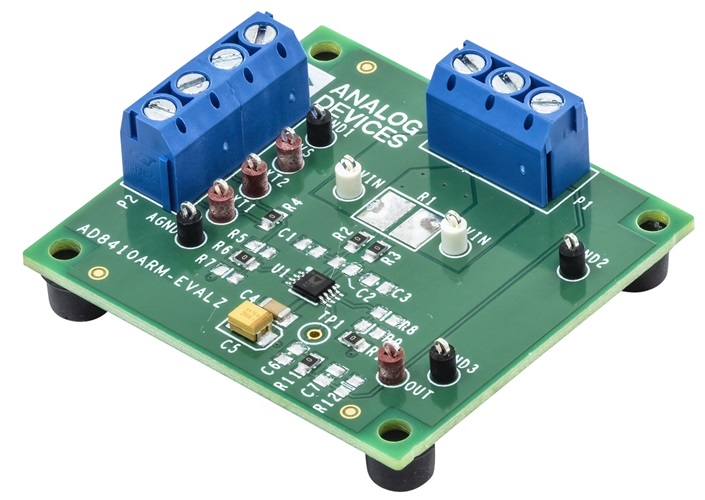 EVAL-AD8410ARM-10 Board Photo Angle View