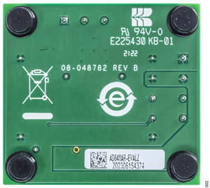 AD8411AR-EVALZ Evaluation Board Bottom View