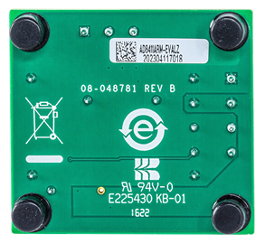 AD8411ARM-EVALZ Evaluation Board - Bottom View