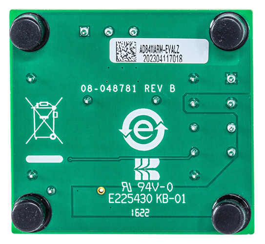 AD8411ARM-EVALZ Evaluation Board - Bottom View