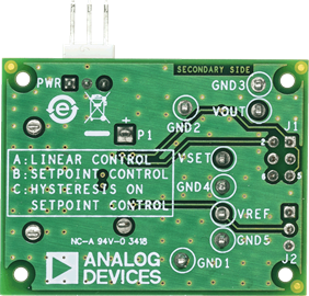 AD849x Evaluation Board - Bottom View
