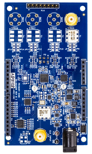 AD9102-ARDZ-EBZ Evaluation Board - Top View