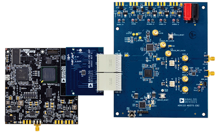 AD9122-M5375-EBZ Kit with SDP-H1 - Top View