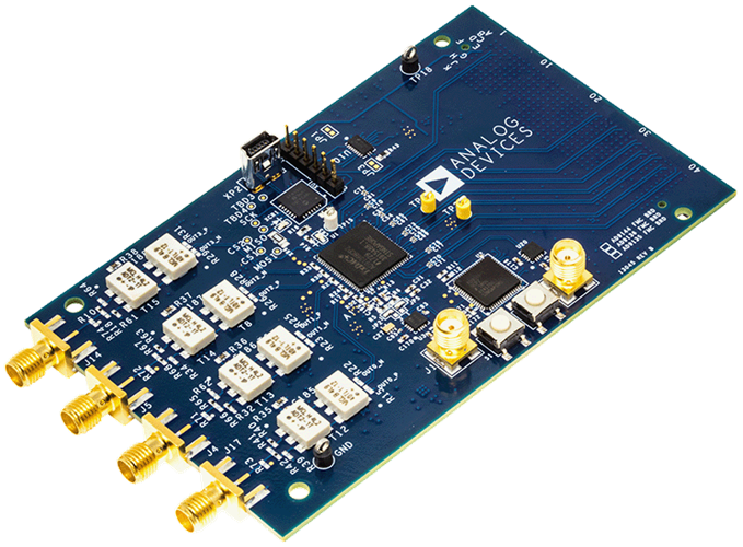 AD9136-FMC-EBZ Evaluation Board - Angle View