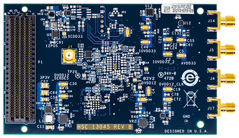 AD9136-FMC-EBZ Evaluation Board - Bottom View