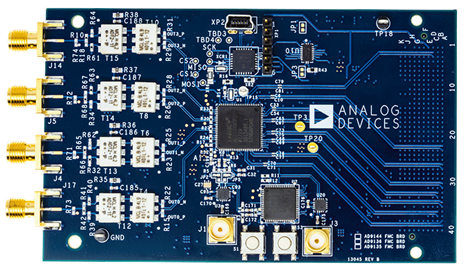 AD9136-FMC-EBZ Evaluation Board - Top View