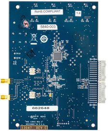 AD9142A-M5372-EBZ Evaluation Board - Bottom View