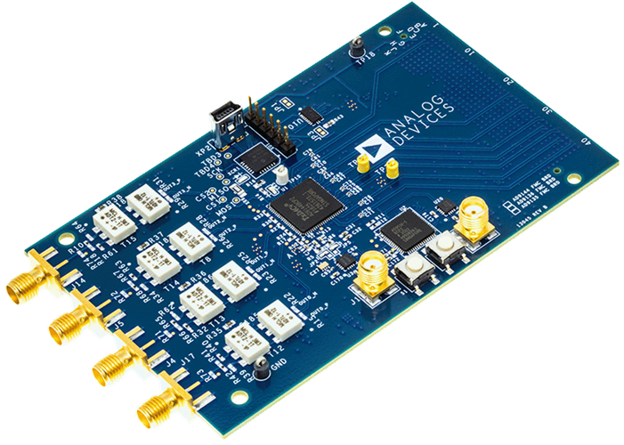 AD9144-FMC-EBZ Evaluation Board - Angle View