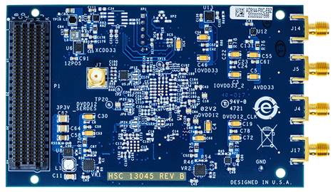 AD9144-FMC-EBZ Evaluation Board - Bottom View