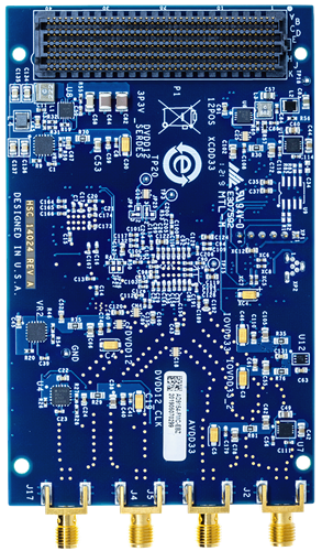 AD9154-FMC-EBZ Evaluation Board - Bottom View