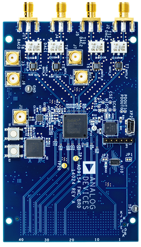 AD9154-FMC-EBZ Evaluation Board - Top View