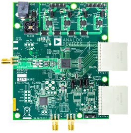 Dual 10-16 bit 20-125MSPS ADC Evaluation Board - Top View