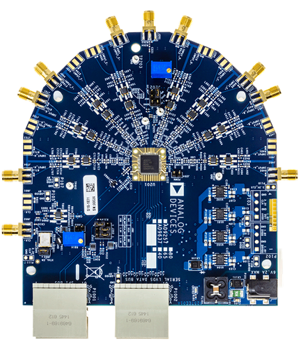 AD9257-65EBZ Evaluation Board - Top View