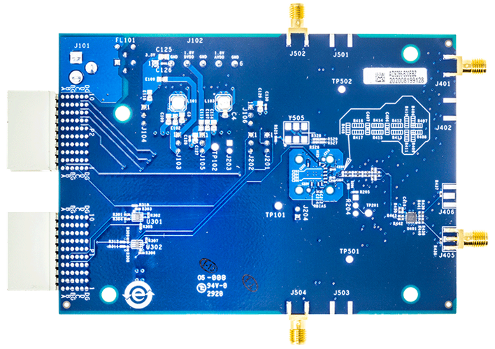 AD9286 Evaluation Board - Bottom View