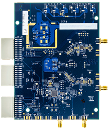 Dual 10-16 bit 20-125MSPS ADC Evaluation Board - Bottom View