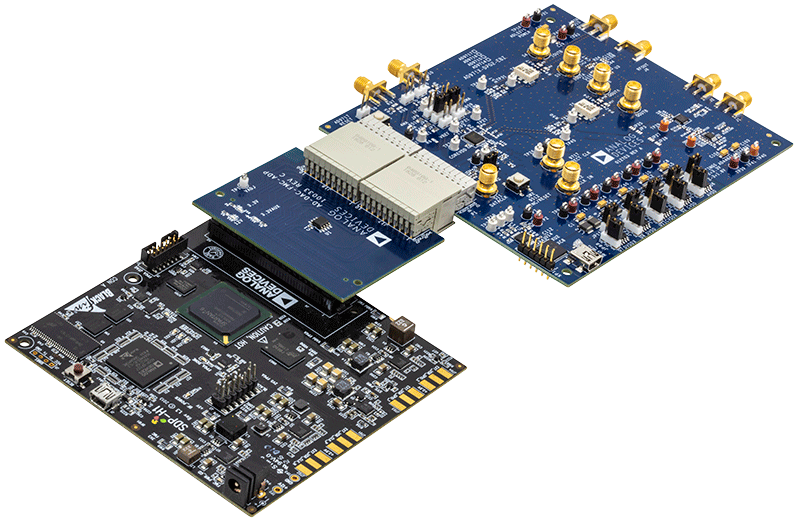 AD971x Evaluation Kit - Angle View